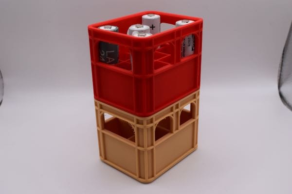 Batteriehalter AA Bierkasten (Stapelbar) – Bild 5