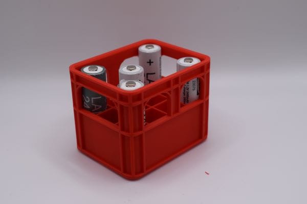Batteriehalter AA Bierkasten (Stapelbar)
