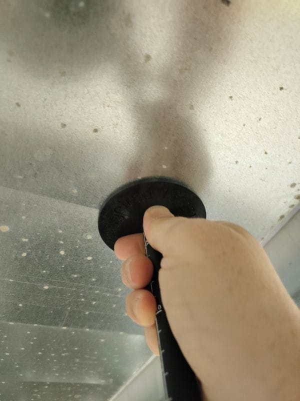Messloch-Abdeckung für Testo 16 mm & Hitzdraht-Sonden