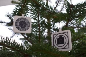 A & B Scheibe Weihnachtsbaumschmuck