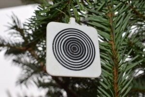 A & B Scheibe Weihnachtsbaumschmuck