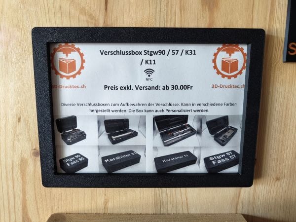 Werbeständer mit Magnetrahmen A5