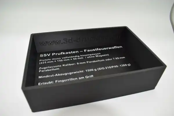 SSV Prüfkasten für Faustfeuerwaffen – Bild 2