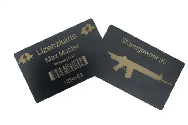 Lizenzkarte Sportschütze